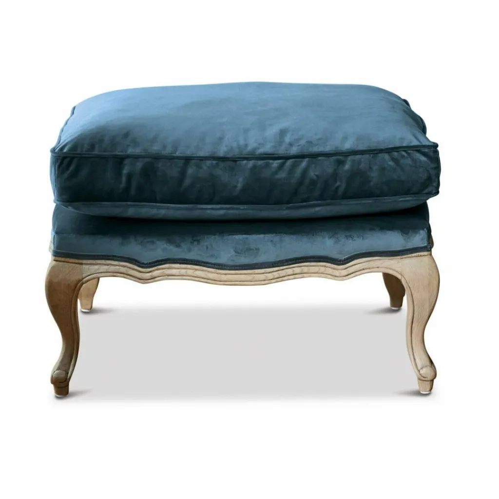 LOBERON Hocker Corlay blau/braun Clearance