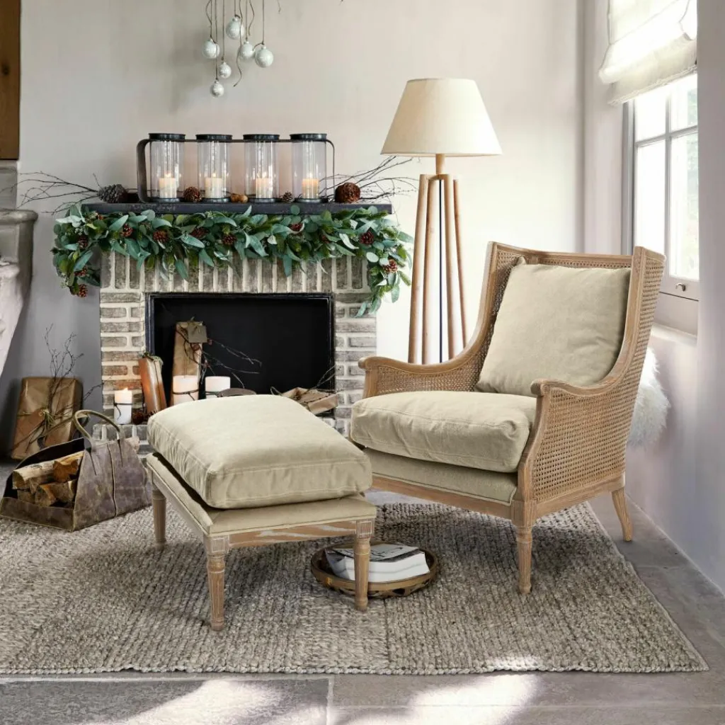 LOBERON Hocker Greenbrier antikbraun/beige Sale