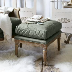 LOBERON Hocker Greenbrier antikbraun/grün Sale