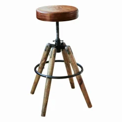 LOBERON Hocker Twist braun Clearance