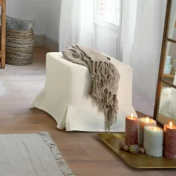 LOBERON Hocker Ulysette leinen Outlet