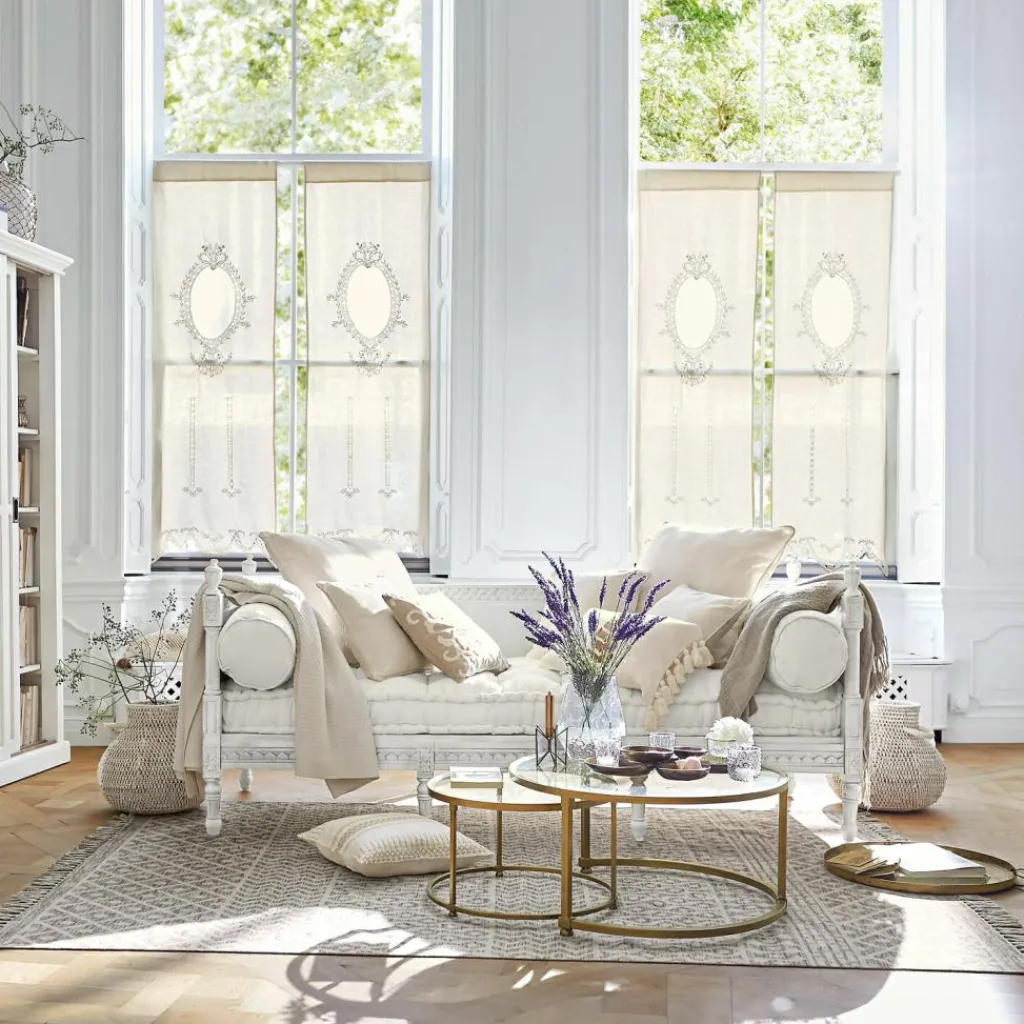 LOBERON In- & Outdoor-Teppich Champigny braun/creme
