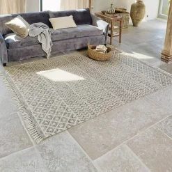 LOBERON In- & Outdoor-Teppich Champigny creme/grau Outlet