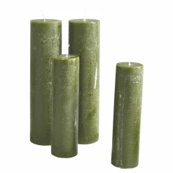 LOBERON Kerze 4er Set Avinal grün Clearance