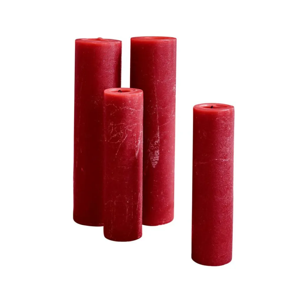 LOBERON Kerze 4er Set Avinal rot Best