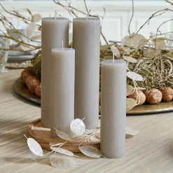LOBERON Kerze 4er Set Avinal taupe Sale
