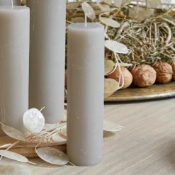 LOBERON Kerze 4er Set Avinal taupe Sale