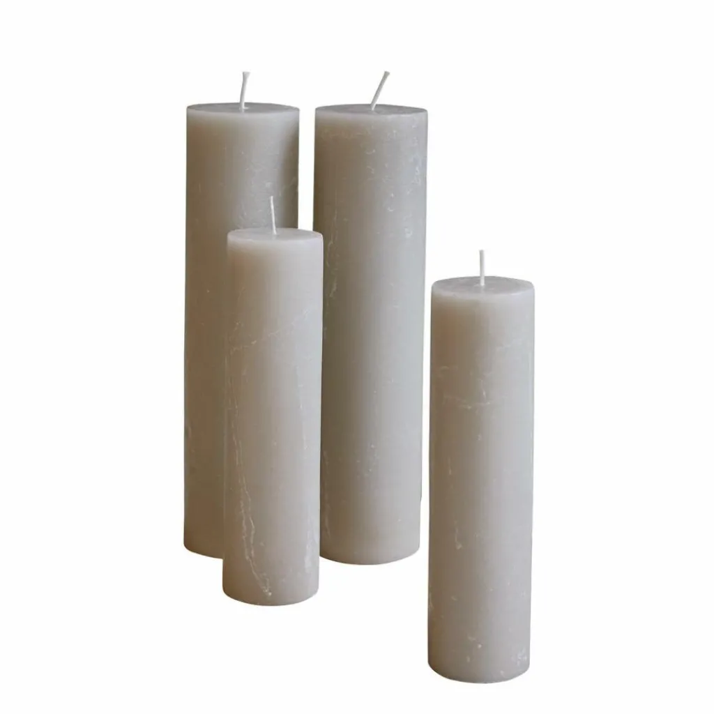 LOBERON Kerze 4er Set Avinal taupe Sale