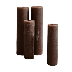 LOBERON Kerze 4er Set Avinal dunkelbraun Sale