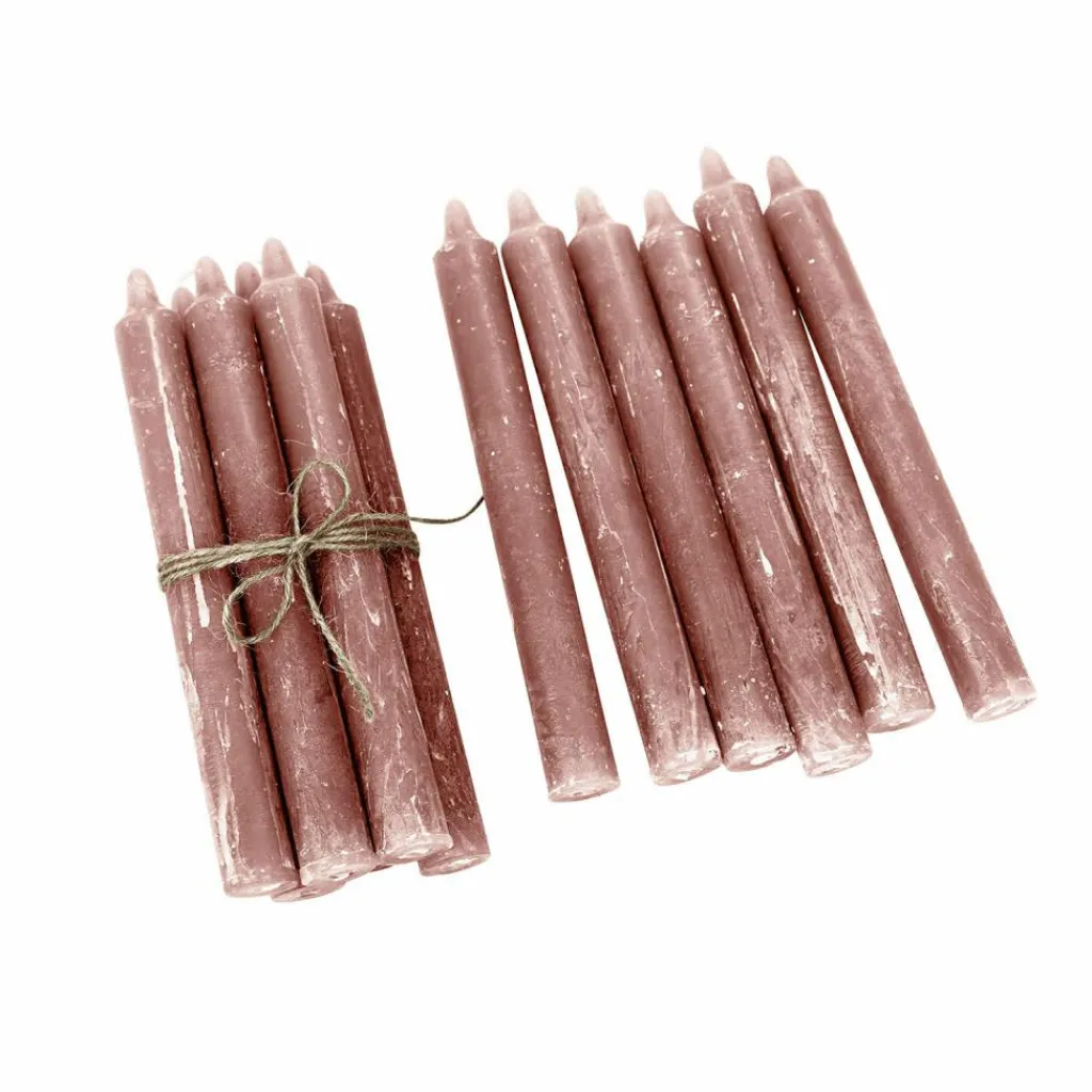 LOBERON Kerze 12er Set Bauceau rosa Best