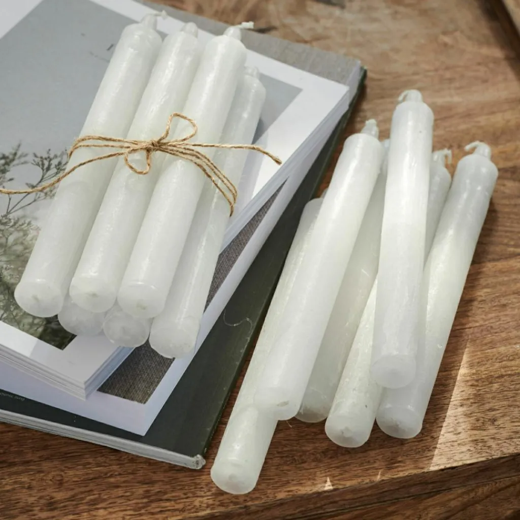 LOBERON Kerze 12er Set Bauceau creme Sale