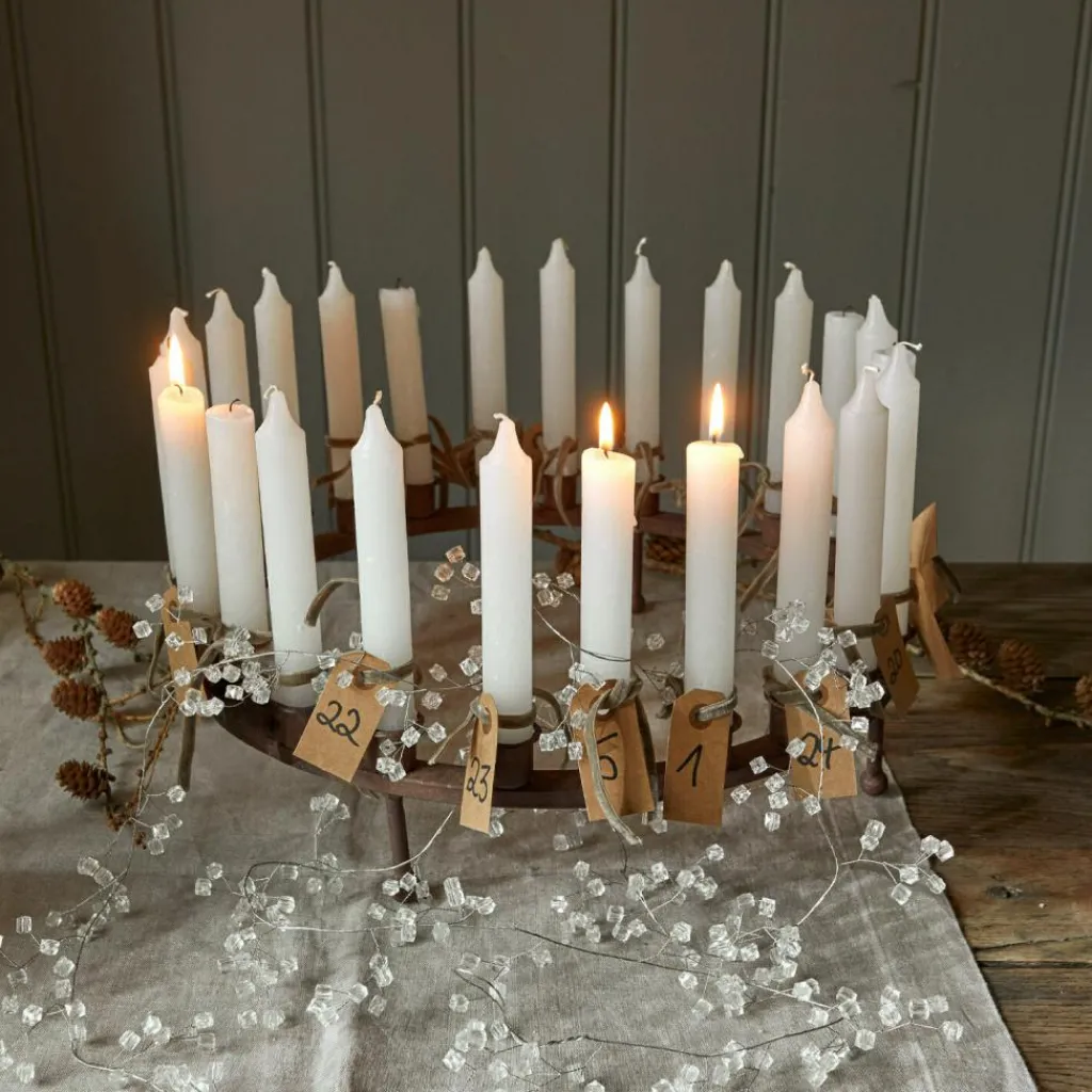 LOBERON Kerze 12er Set Bauceau creme Sale