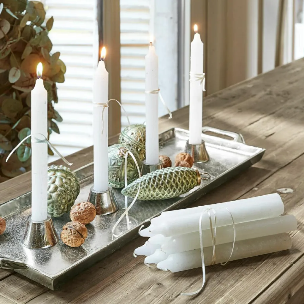 LOBERON Kerze 12er Set Bauceau creme Sale