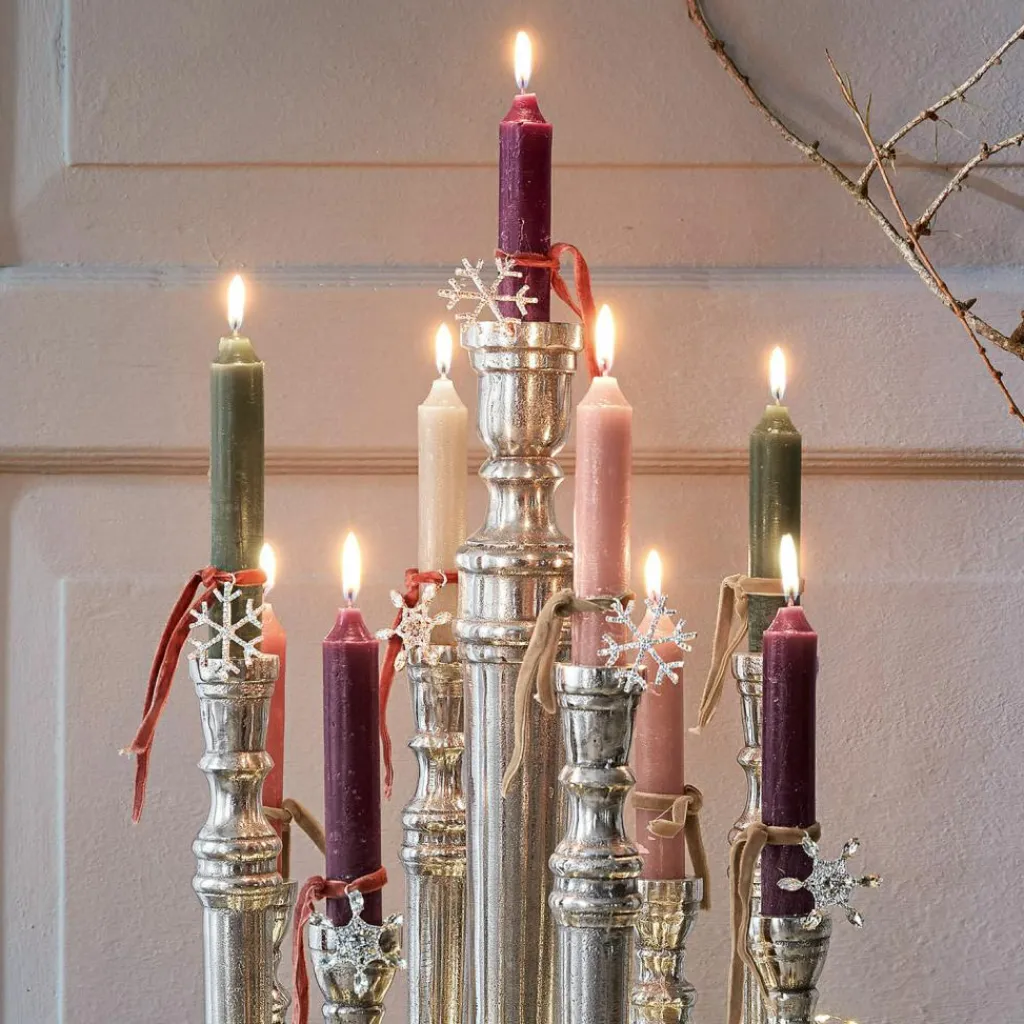 LOBERON Kerze 12er Set Bauceau bunt Outlet