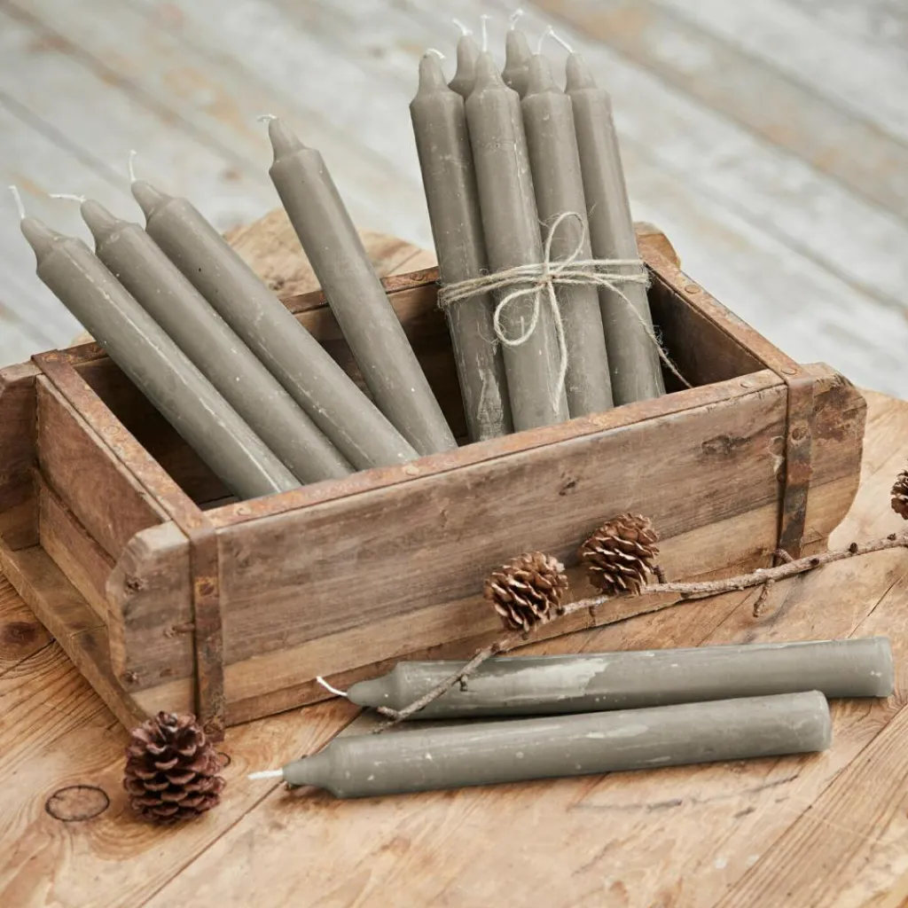 LOBERON Kerze 12er Set Bauceau taupe Sale