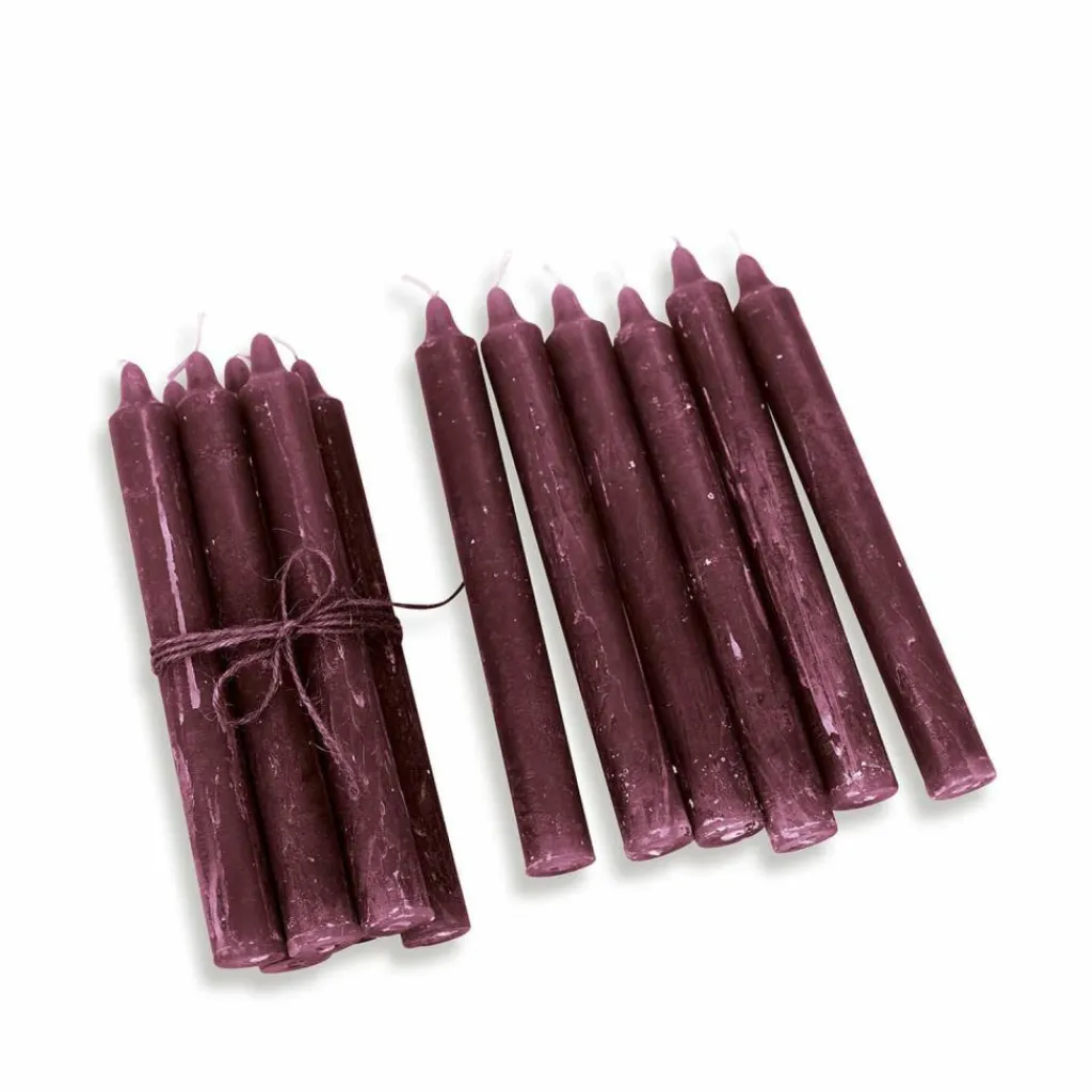 LOBERON Kerze 12er Set Bauceau lila Discount