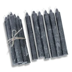 LOBERON Kerze 12er Set Bauceau anthrazit New