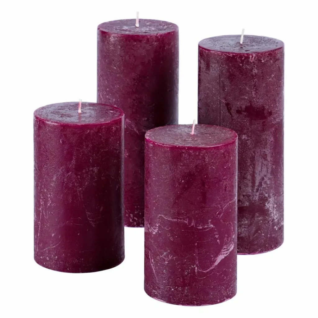 LOBERON Kerze 4er Set Berekua lila Online
