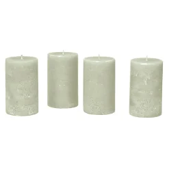 LOBERON Kerze 4er Set Braga salbei Best