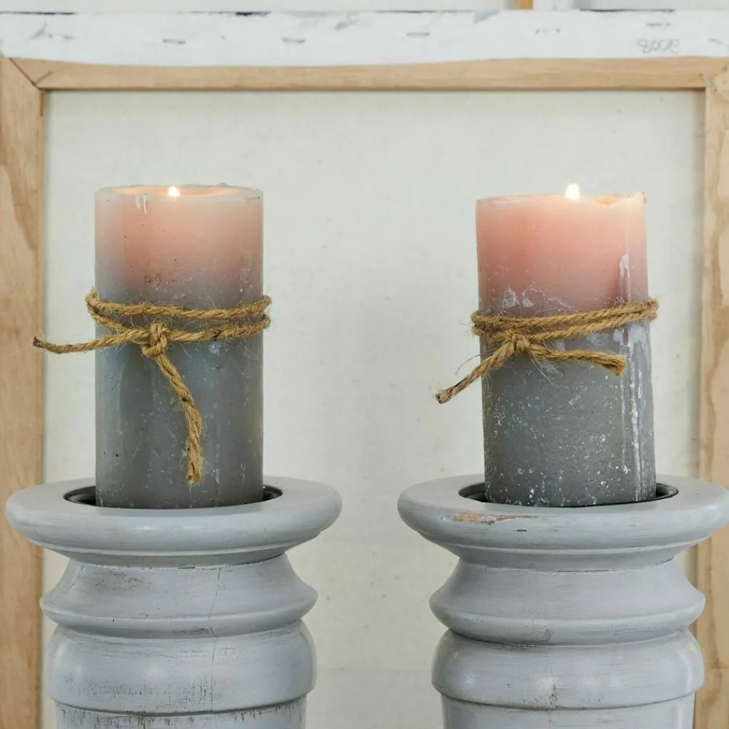 LOBERON Kerze 4er Set Braga taupe Clearance