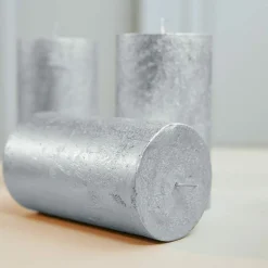 LOBERON Kerze 4er Set Braga silber Discount