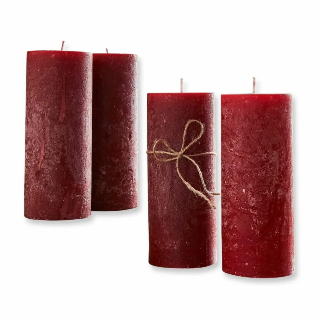 LOBERON Kerze 4er Set Homel rot Clearance