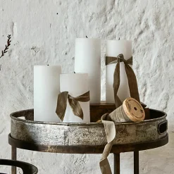 LOBERON Kerze 4er Set Homel creme New
