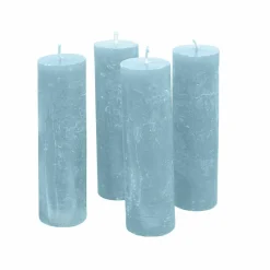 LOBERON Kerze 4er Set Muriel blau Best