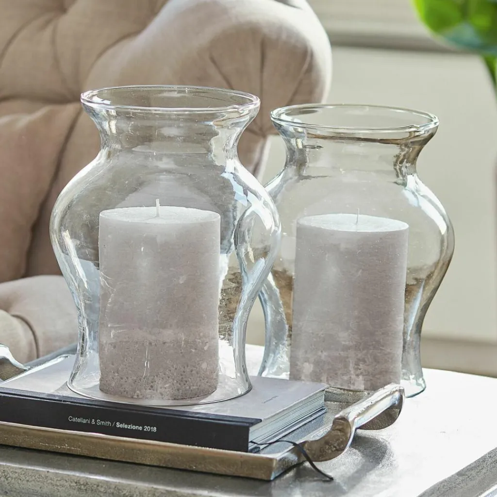 LOBERON Kerze 2er Set Oviedo taupe Outlet