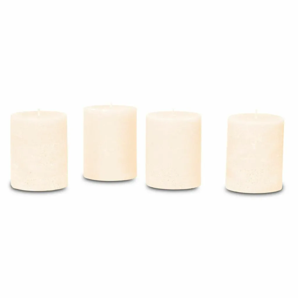 LOBERON Kerze 4er Set Virrans creme New
