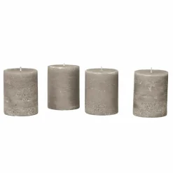 LOBERON Kerze 4er Set Virrans taupe Discount