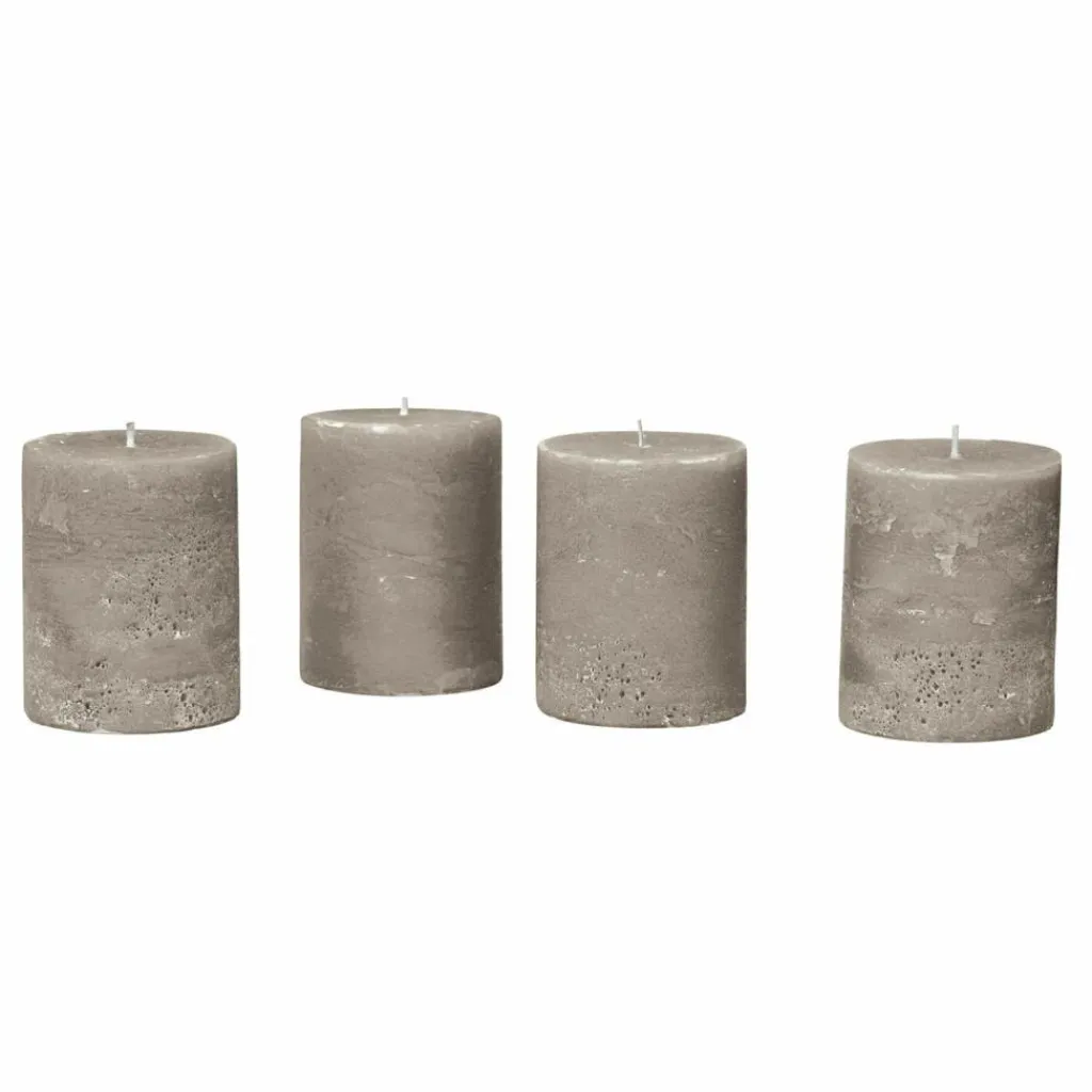 LOBERON Kerze 4er Set Virrans taupe Discount