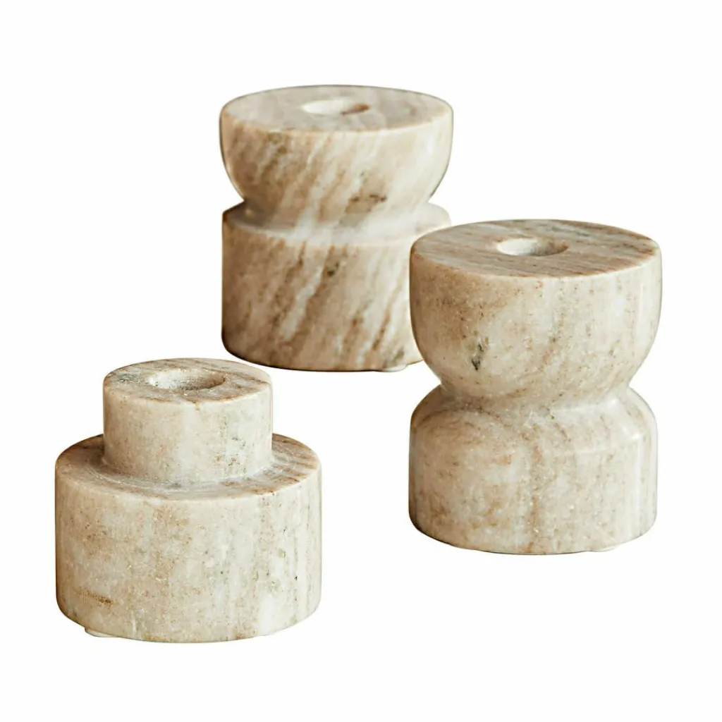 LOBERON Kerzenhalter 3er Set Ulxeno