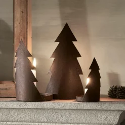LOBERON Kerzenständer 3er Set Ageville New