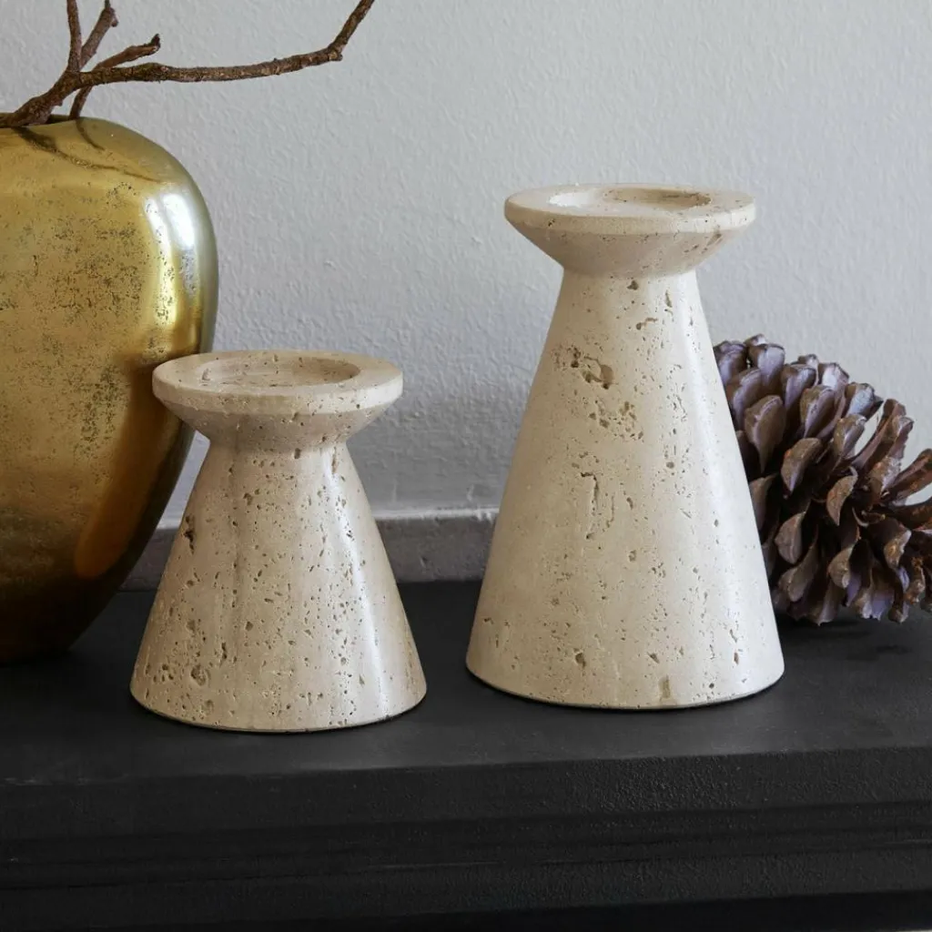 LOBERON Kerzenständer 2er Set Bazrahim