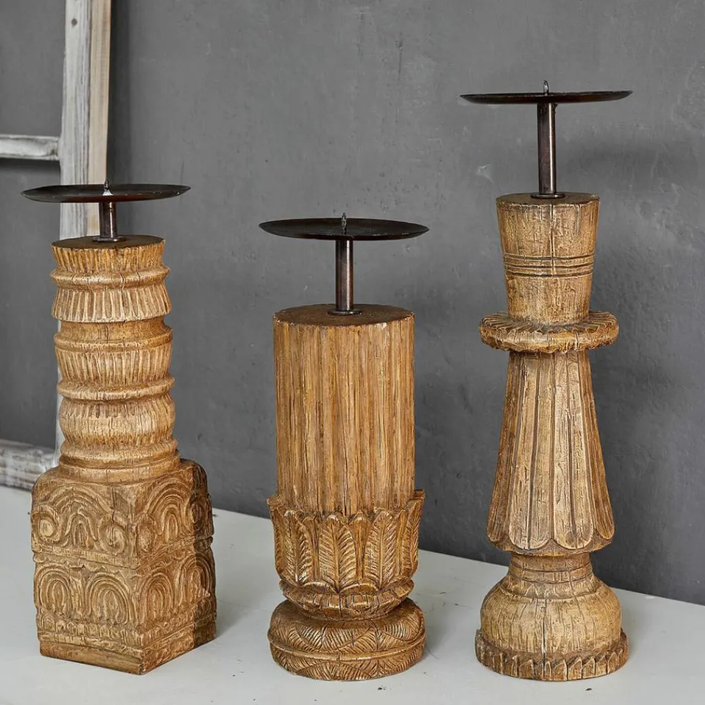 LOBERON Kerzenständer 3er Set Zahirah Discount