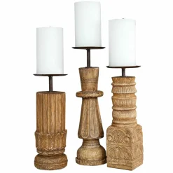 LOBERON Kerzenständer 3er Set Zahirah Discount