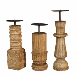 LOBERON Kerzenständer 3er Set Zahirah Discount