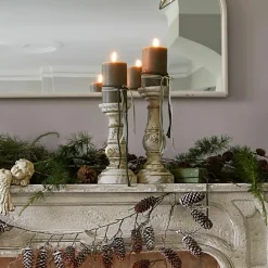 LOBERON Kerzenständer 2er Set Zulemas