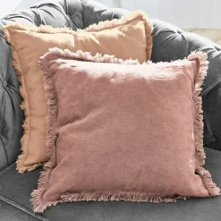 LOBERON Kissenhülle 2er Set Quebo rosa/orange New