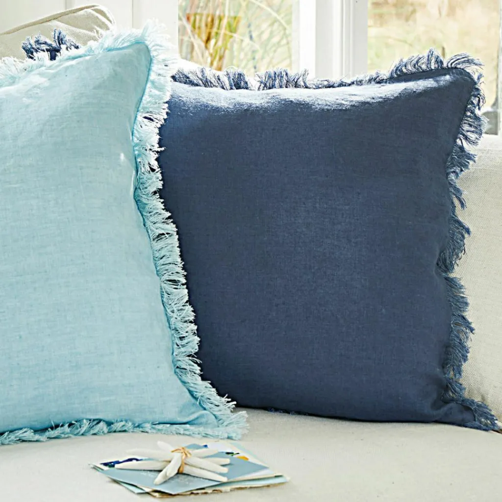 LOBERON Kissenhülle 2er Set Quebo türkis/blau