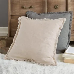 LOBERON Kissenhülle 2er Set Quebo grau/beige Clearance