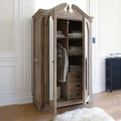 LOBERON Kleiderschrank Somerset antikbraun Online