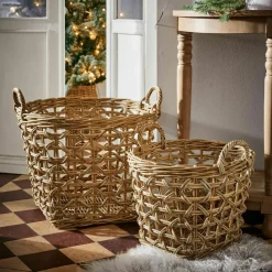 LOBERON Korb 2er Set Qivoran Outlet