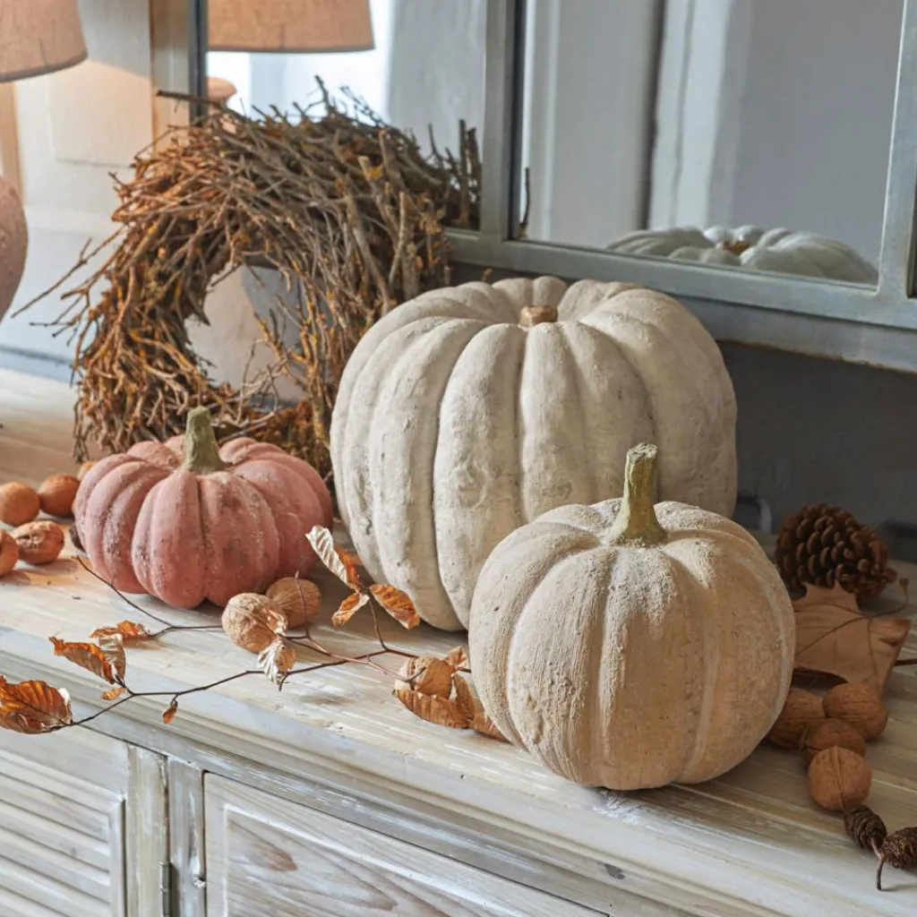 LOBERON Kürbis 3er Set Pumpkin bunt Outlet