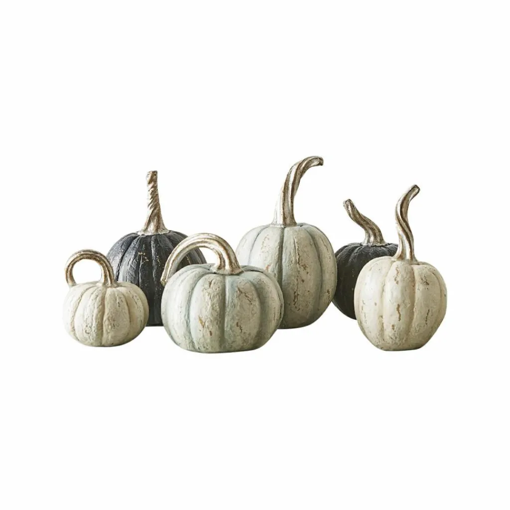 LOBERON Kürbis 6er Set Yokane creme/grün/schwarz Outlet