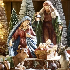 LOBERON Krippenfiguren 11er Set Christi Best