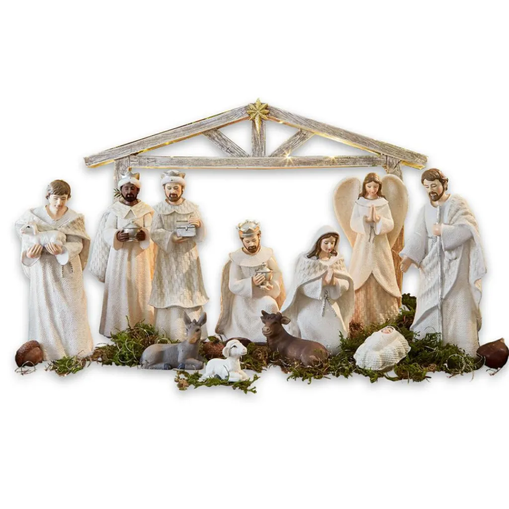LOBERON Krippenfiguren 12er Set Santo Online