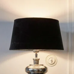 LOBERON Lampenschirm Anfor samtschwarz Discount