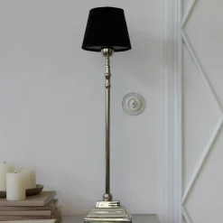 LOBERON Lampenschirm Mitters samtschwarz Outlet